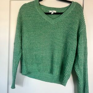 BP Mint V-Neck Women's Sweater